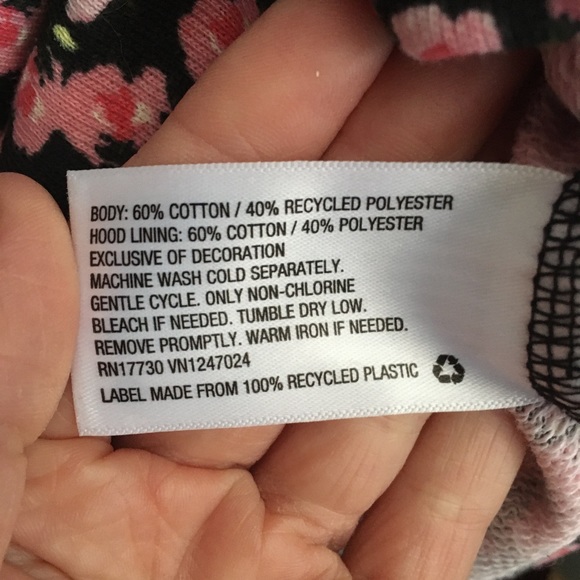 Sandy Liang XXS Pink Ditsy Floral Sweatshirt - Picture 9 of 9